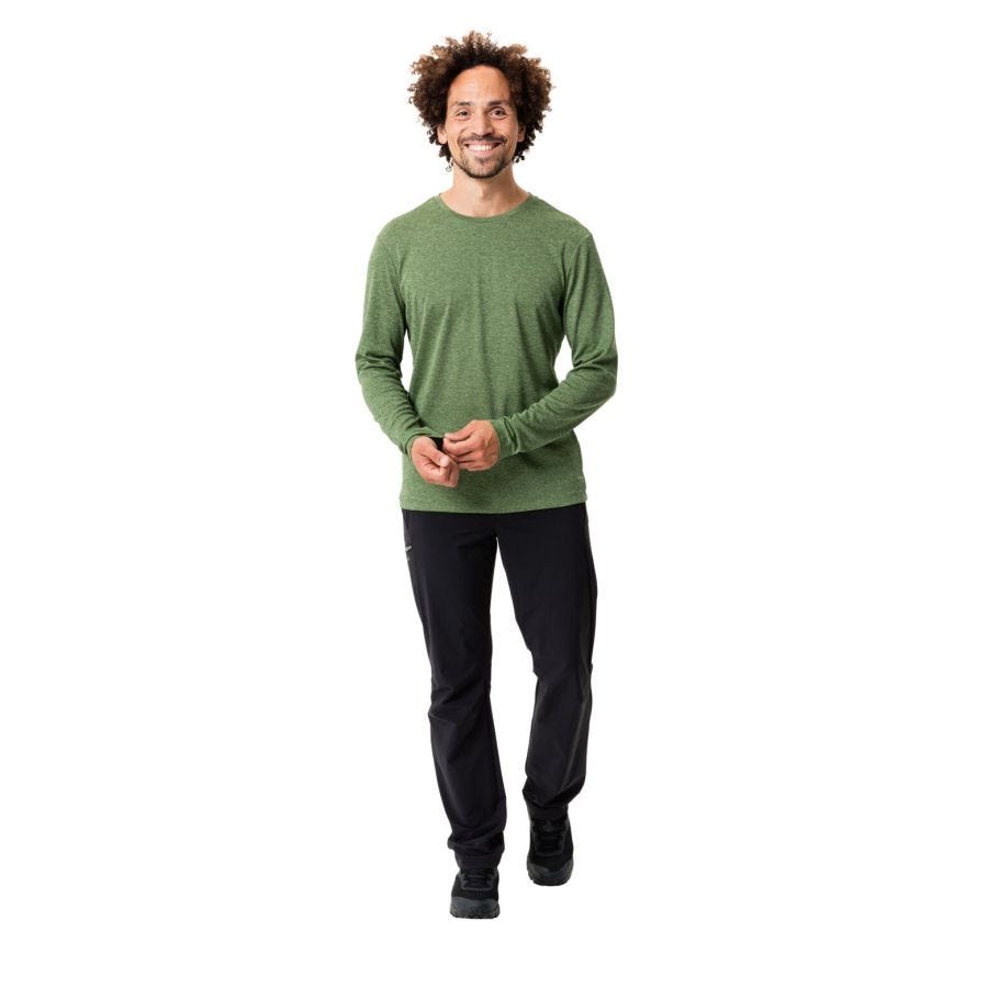 Essential Langarm T-Shirt Herren