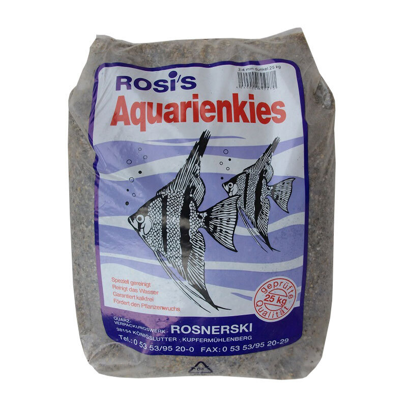 Rosi's Bodengrund Rosi's Rosnerski Aquarienkies 2-4mm 25kg rot