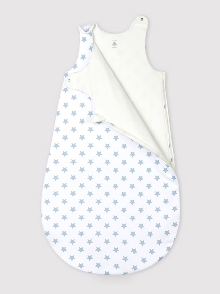 PETIT BATEAU Schlafsack in Weiß/ Silber günstig kaufen