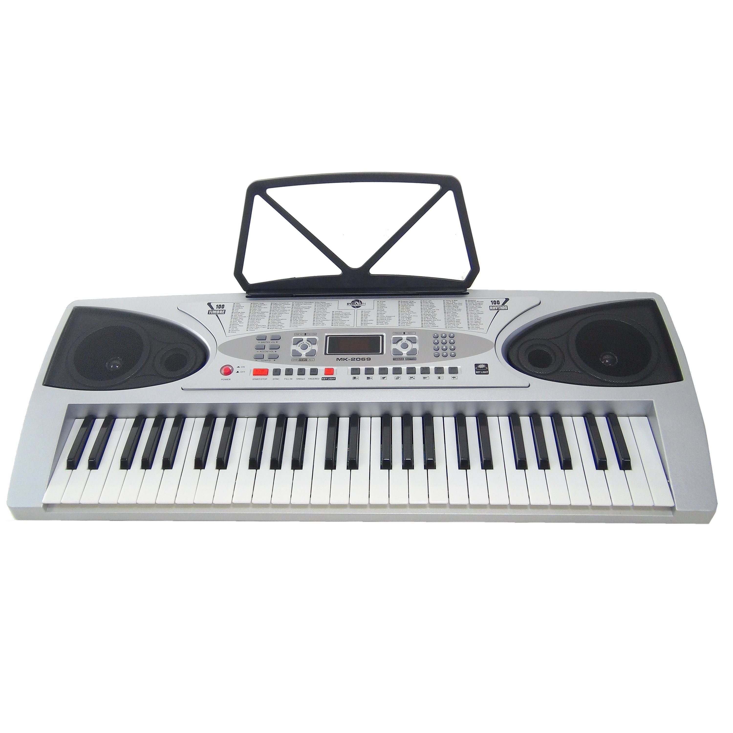 Dynasun Keyboard MK2069, Keyboard DynaSun MK2069 54 Tasten Key Lighted LCD Display