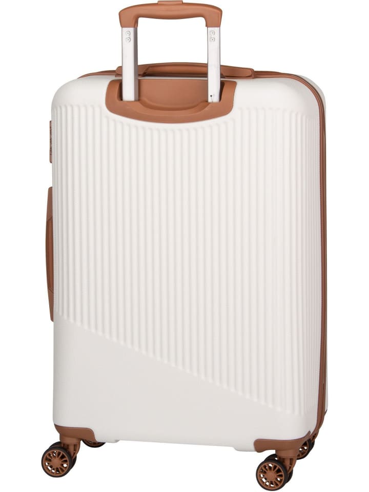 travelite Trolley Bali 4w Trolley M in Weiss/Cognac günstig kaufen onesize