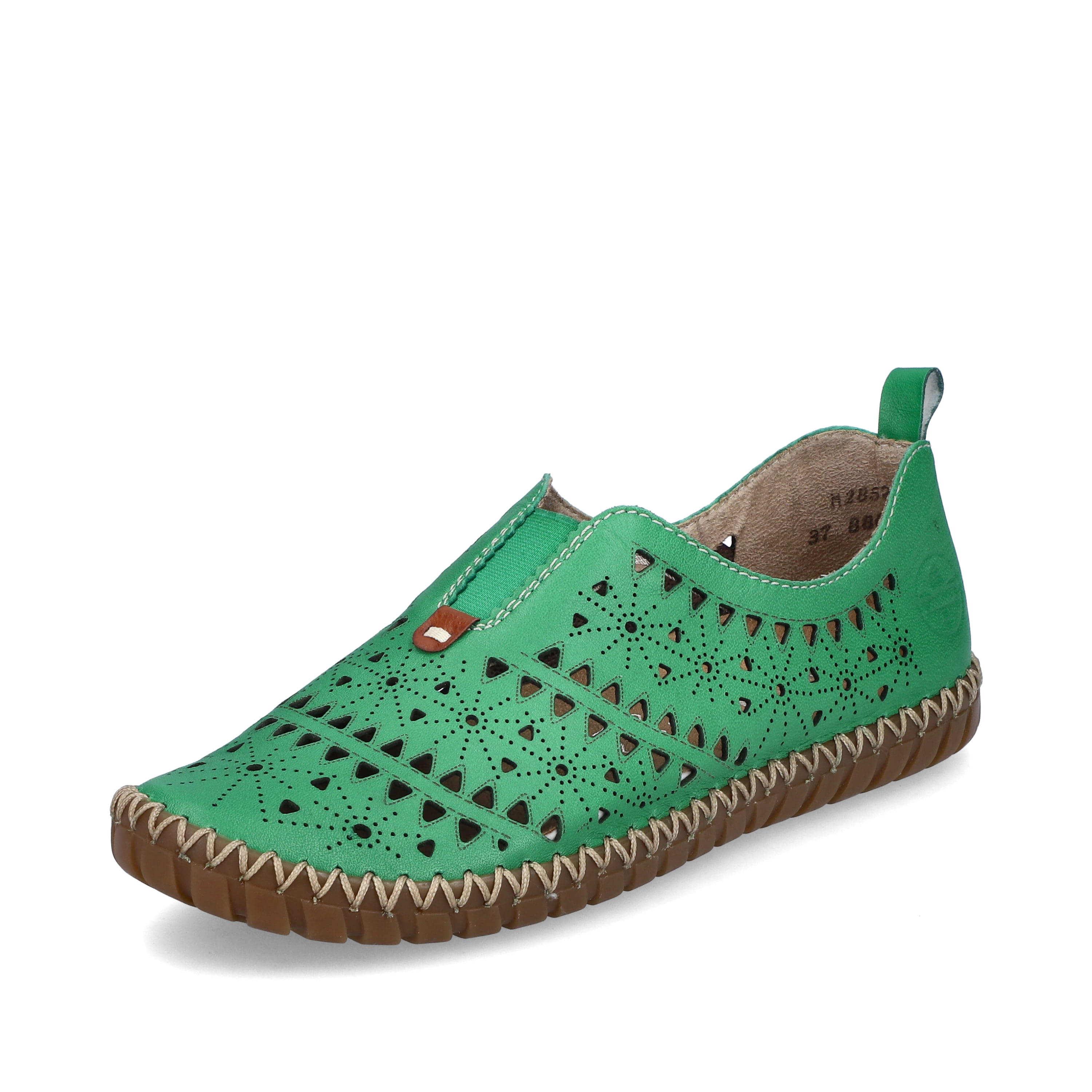 Rieker Damen Slipper waldgrün