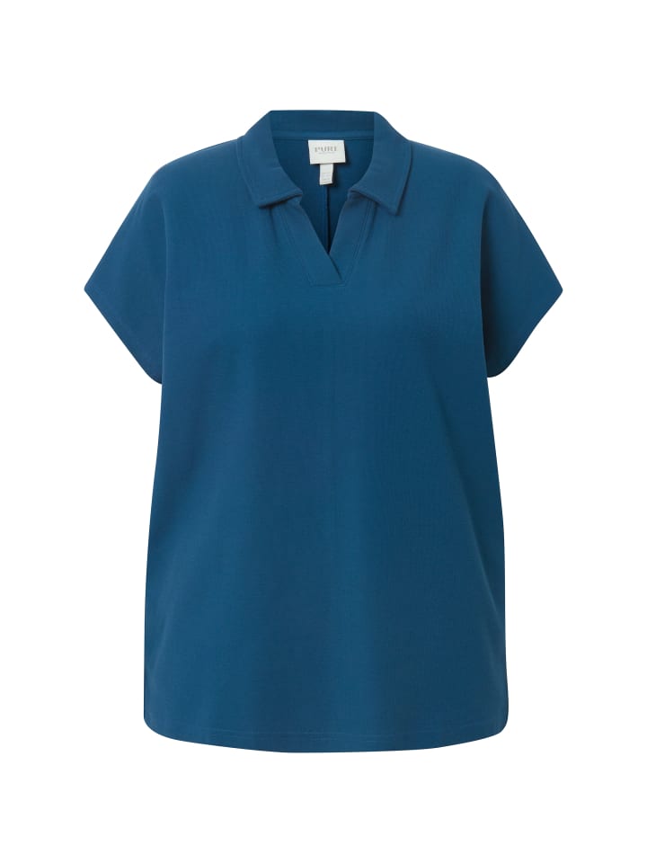 Ulla Popken Poloshirt in petrol günstig kaufen