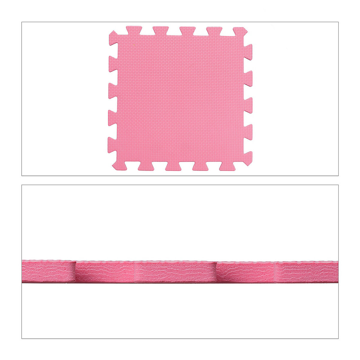 25-teilige Puzzlematte mit Rand