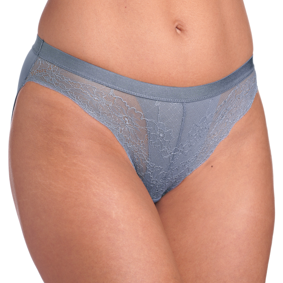 Damen Slip mit floraler Spitze