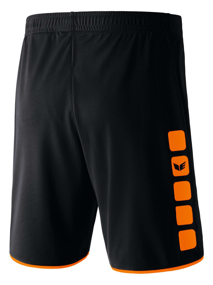 erima Classic 5-C Shorts in schwarz/orange günstig kaufen