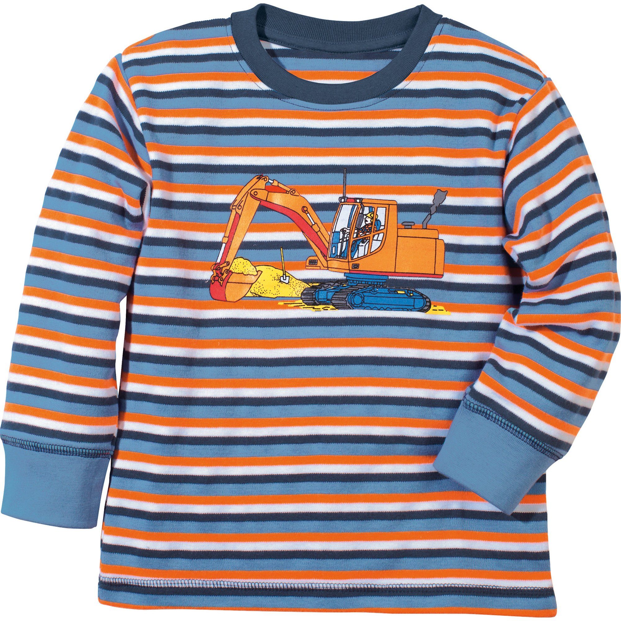 Erwin Müller Pyjama Kinder-Schlafanzug 2er-Pack Interlock-Jersey Streifen