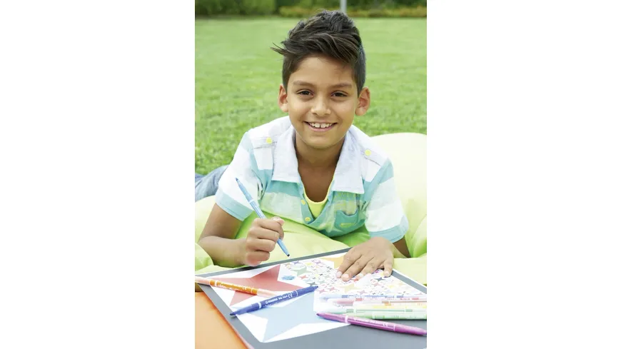 STABILO® Fasermaler und Fineliner in einem Trio 2 in 1 schwarz