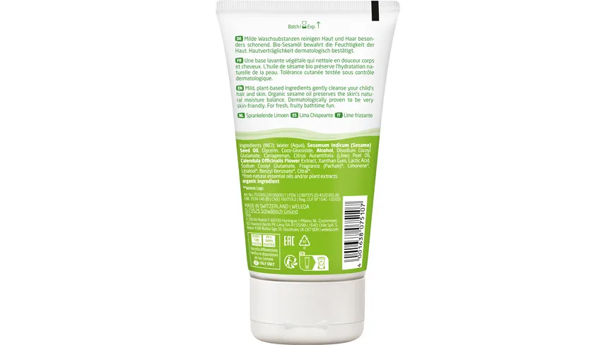 WELEDA KIDS 2in1 Shower & Shampoo Spritzige Limette 150 ml