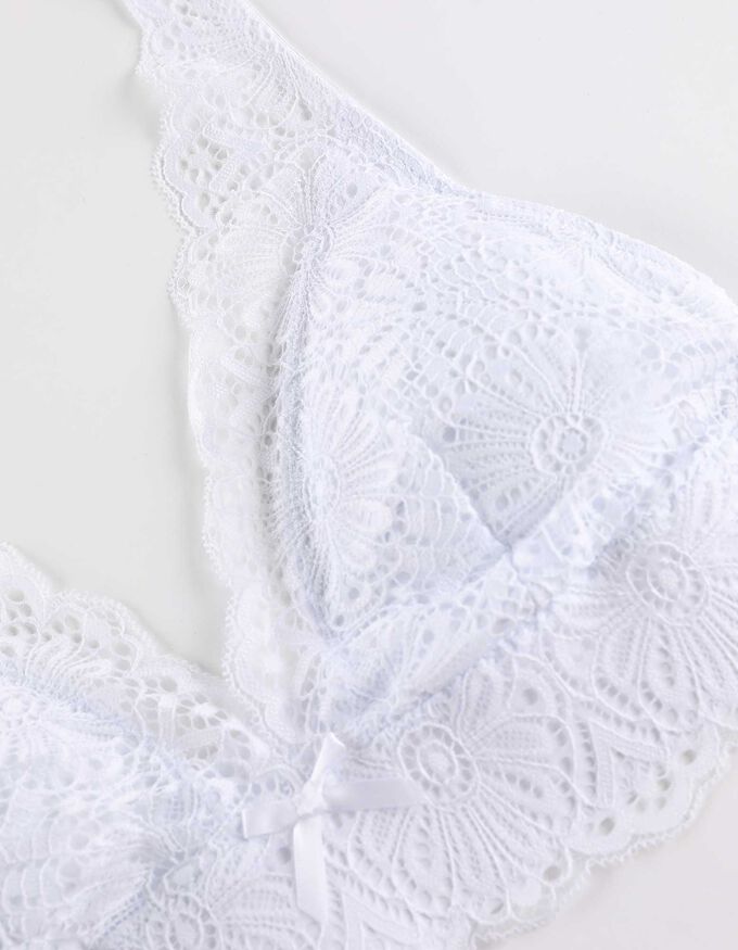 Bustier - Spitzenbesatz
