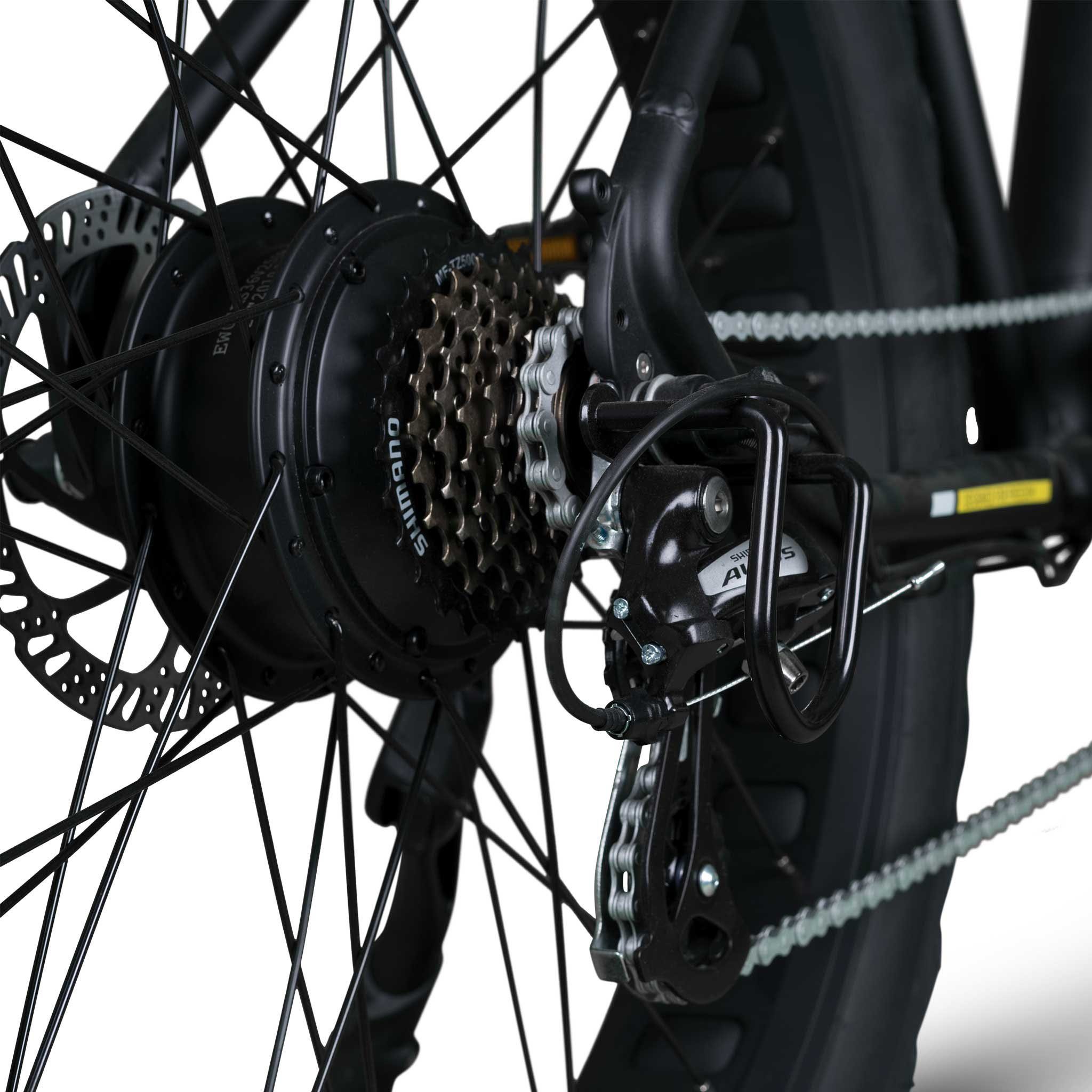 Jeep E-Bikes E-Bike MHFR 7100 FAT, 7 Gang, Kettenschaltung, Heckmotor, (mit Akku-Ladegerät)