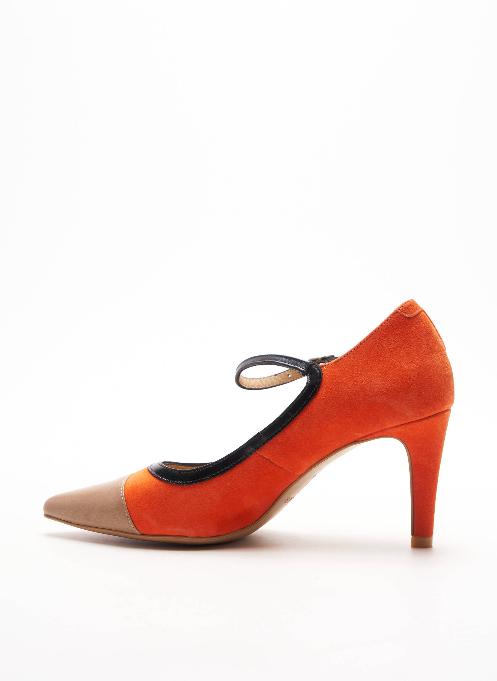Perlato Escarpins Femme couleur orange