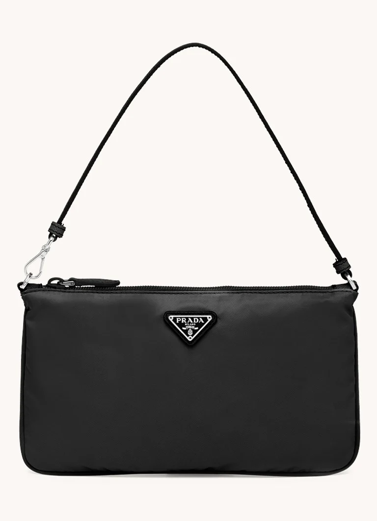 Prada Mini -olkalaukku nahkayksityiskohdilla