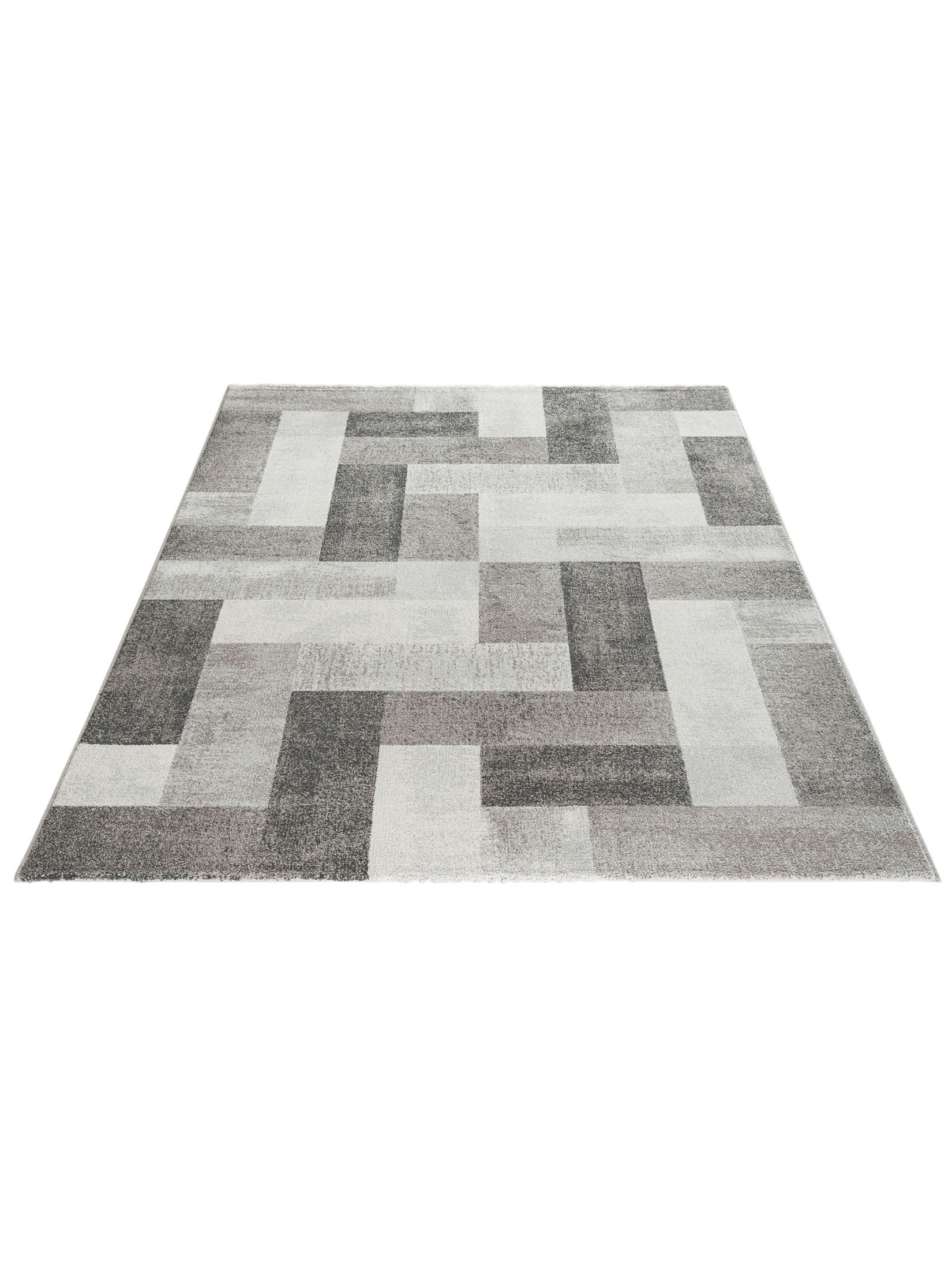 Urban Maze Moderner Teppich, Dark Grey