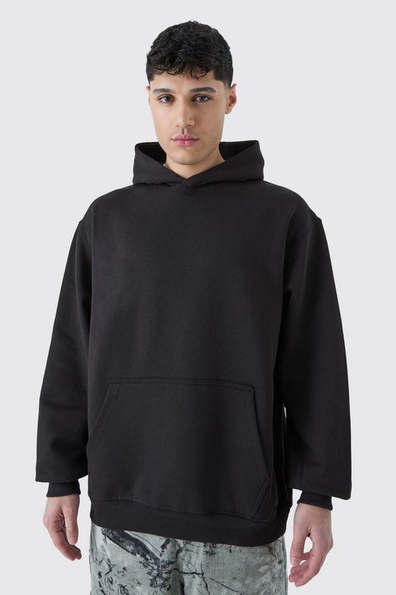 Oversize Hoodie mit Homme Print
