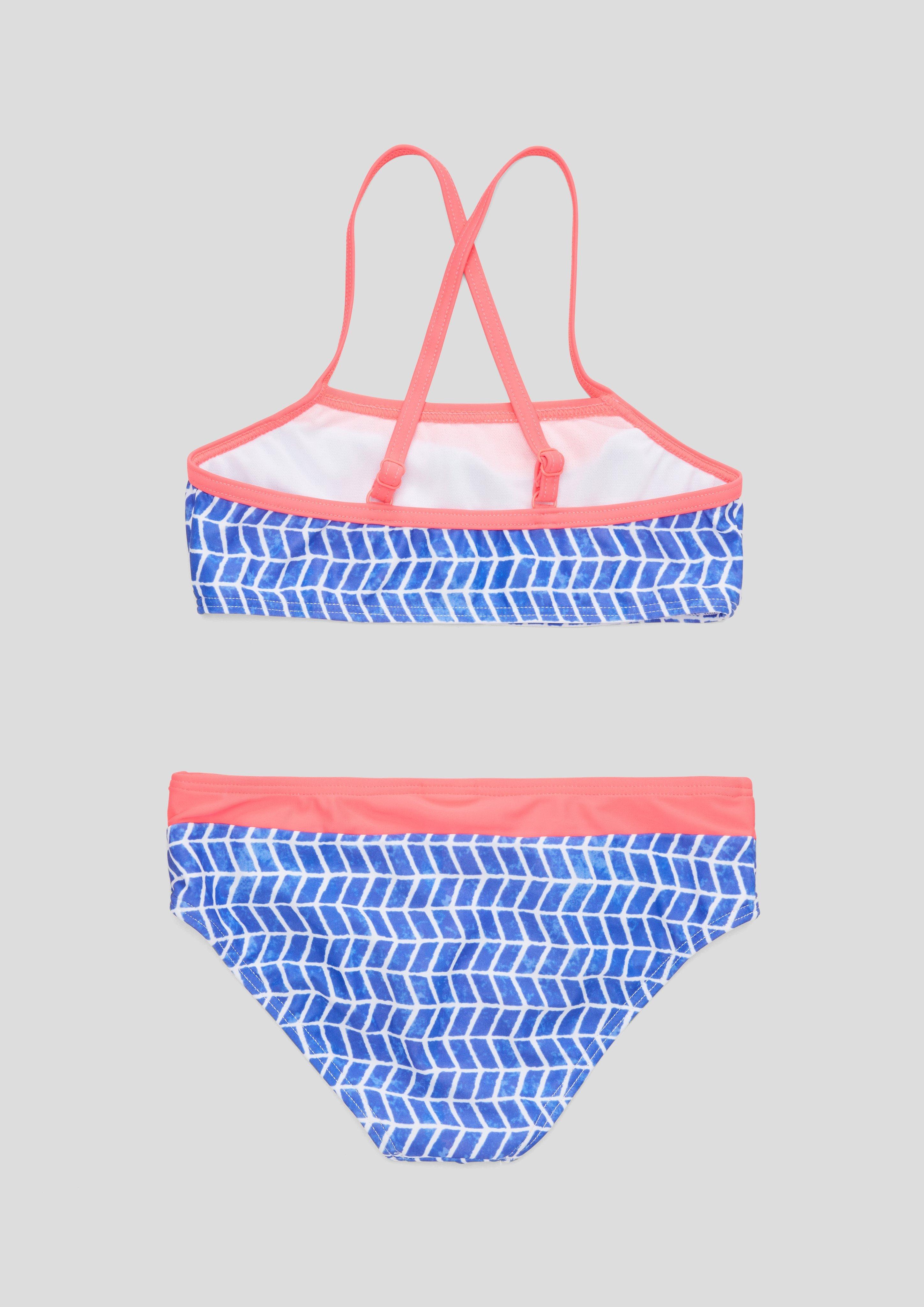 Bustier-Bikini mit Muster  535.820.258.74396-55A4