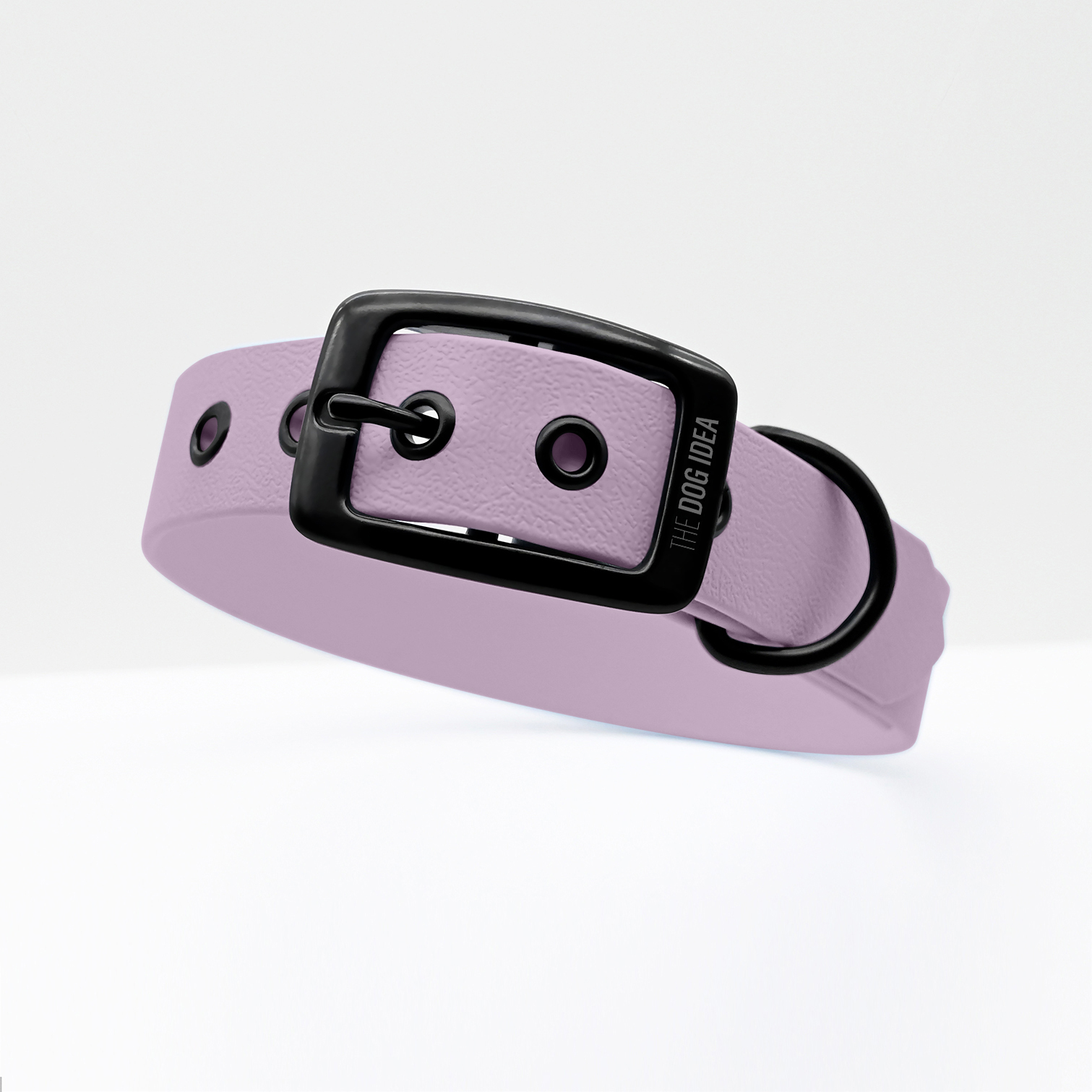 THE DOG IDEA Hundehalsbänder THE DOG IDEA Biothane Halsband Lavendel Schwarz XL