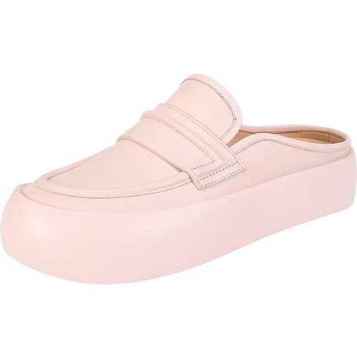 ekonika Mules mit massiver Gummisohle
