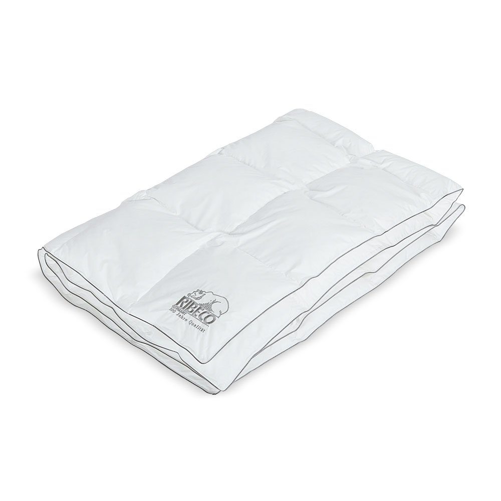 Microfaserbettdecke, RIBECO Microfaserdecke Marie, RIBECO, Füllung: 100% Polyester, Bezug: 100% Baumwolle, Bettdecke, vegan, anschmiegsam, Microfaser, Faserdecke, kuschelig