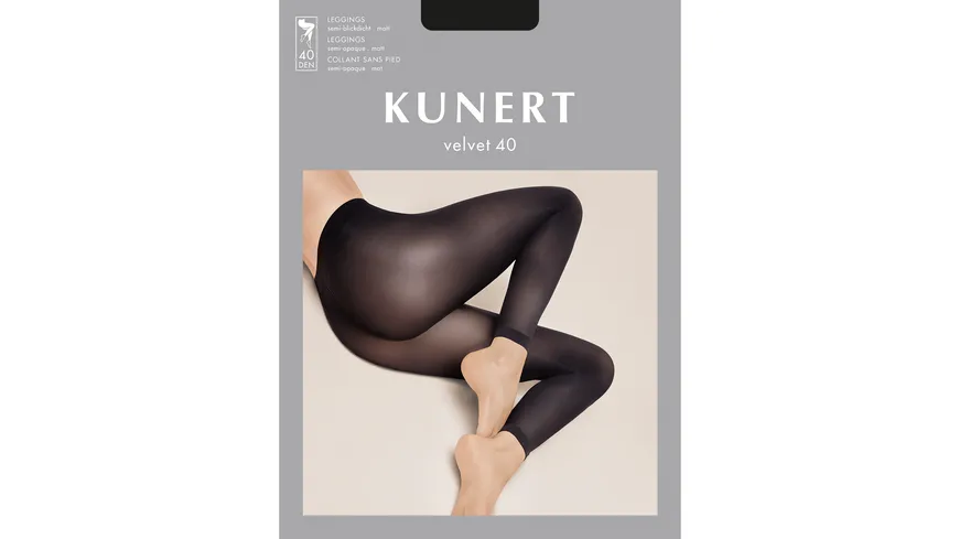 KUNERT Damen Leggings VELVET 40 DEN black