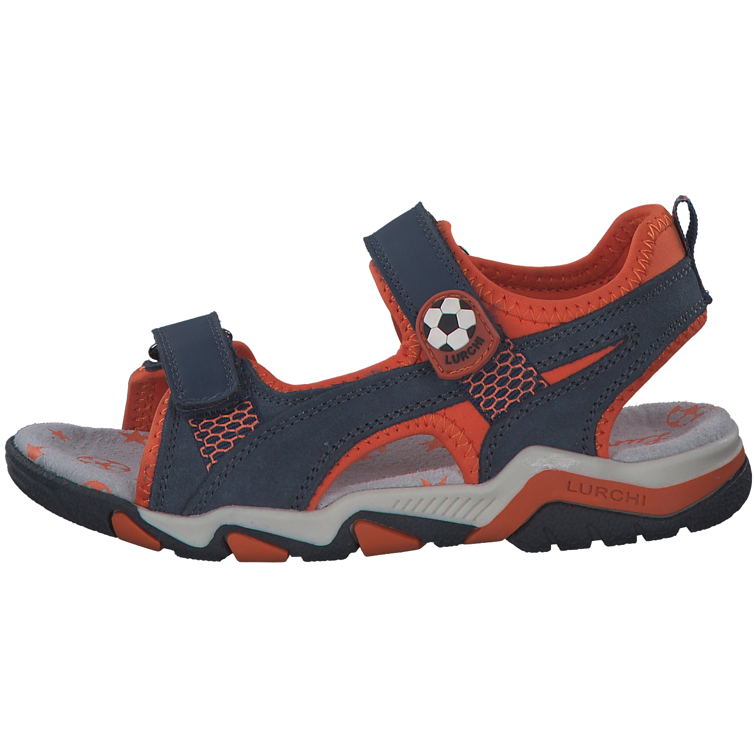 Salamander Bo 00425, Sandaletten, Kinder, blau/orange