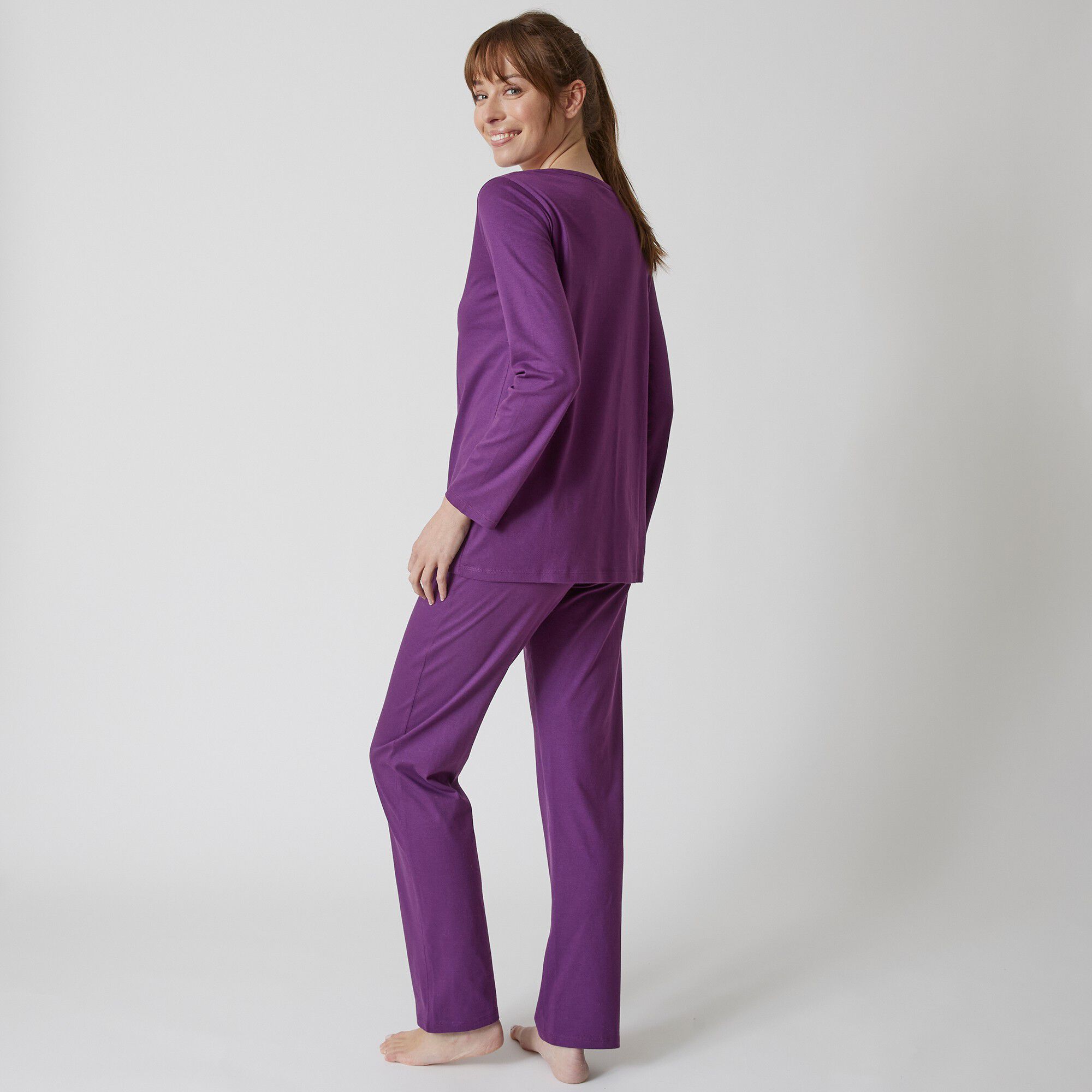 Pyjama manches longues motif 