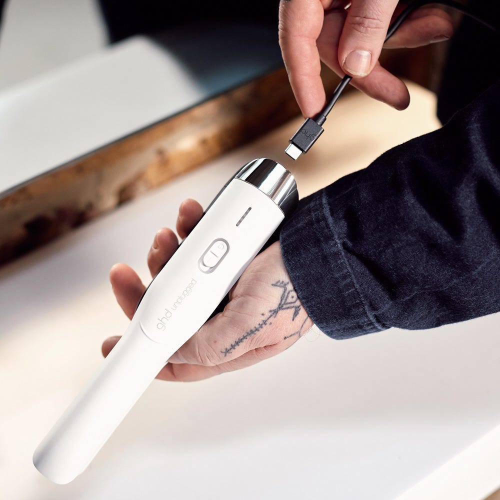 ghd Unplugged Pflegeset White