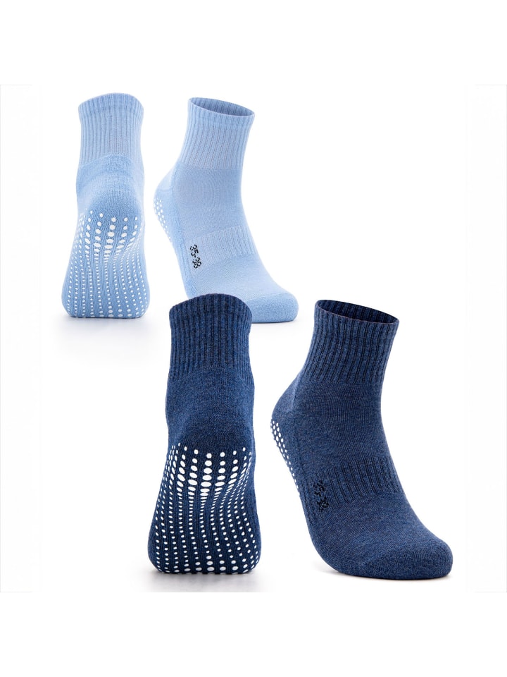 Occulto 2er Pack Stoppersocken Madeleine in Navy-Blau günstig kaufen
