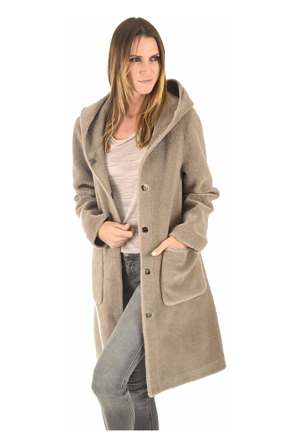 Oakwood Manteaux Longs Femme couleur beige