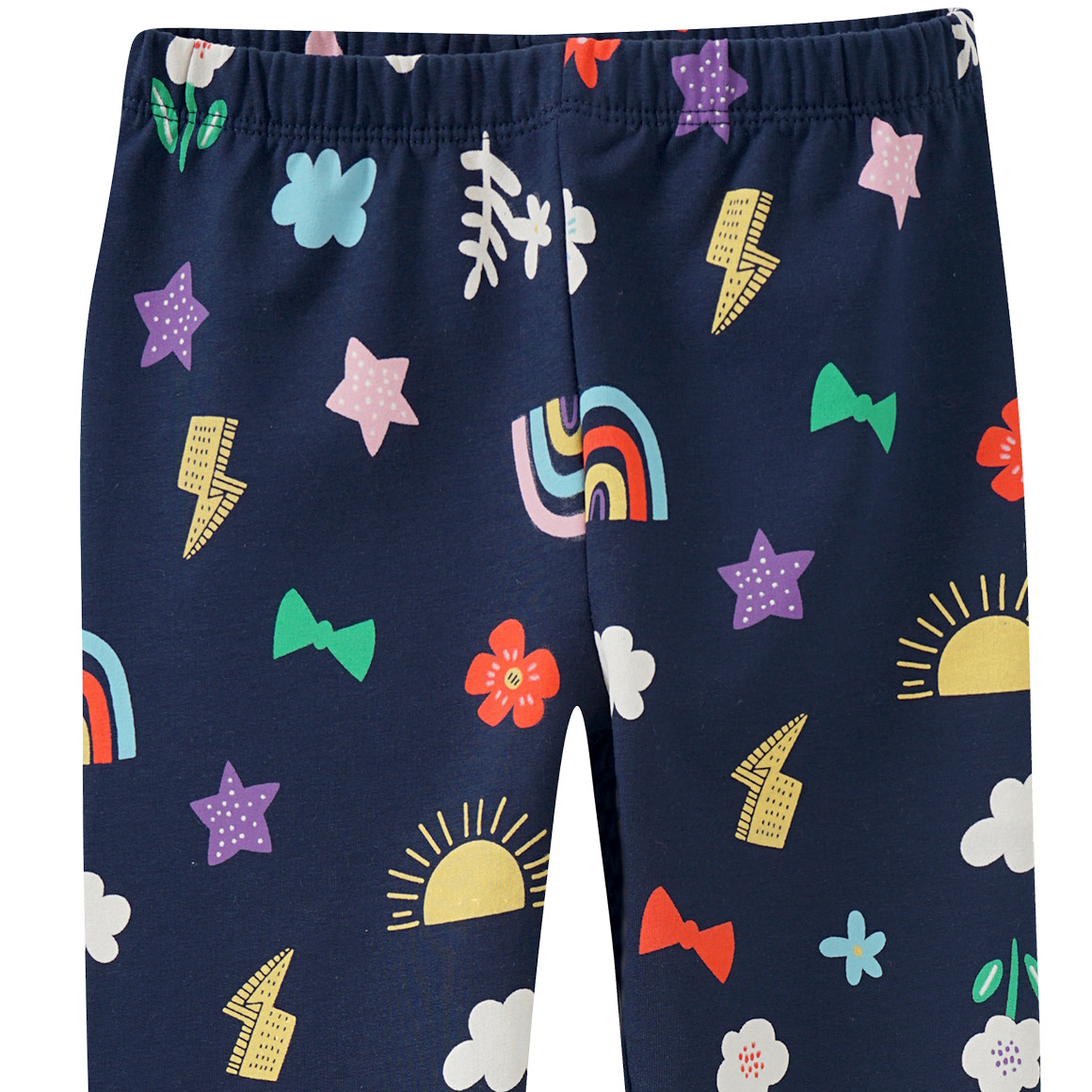 Mädchen Leggings mit Allover-Print