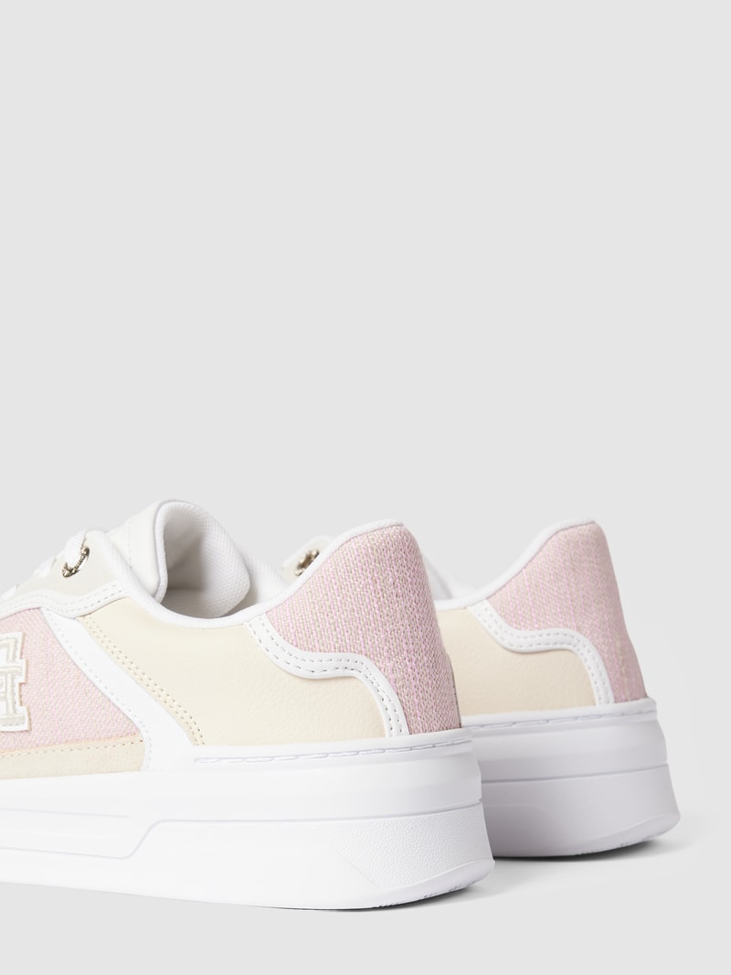 Sneaker mit Colour-Blocking-Design in weiß