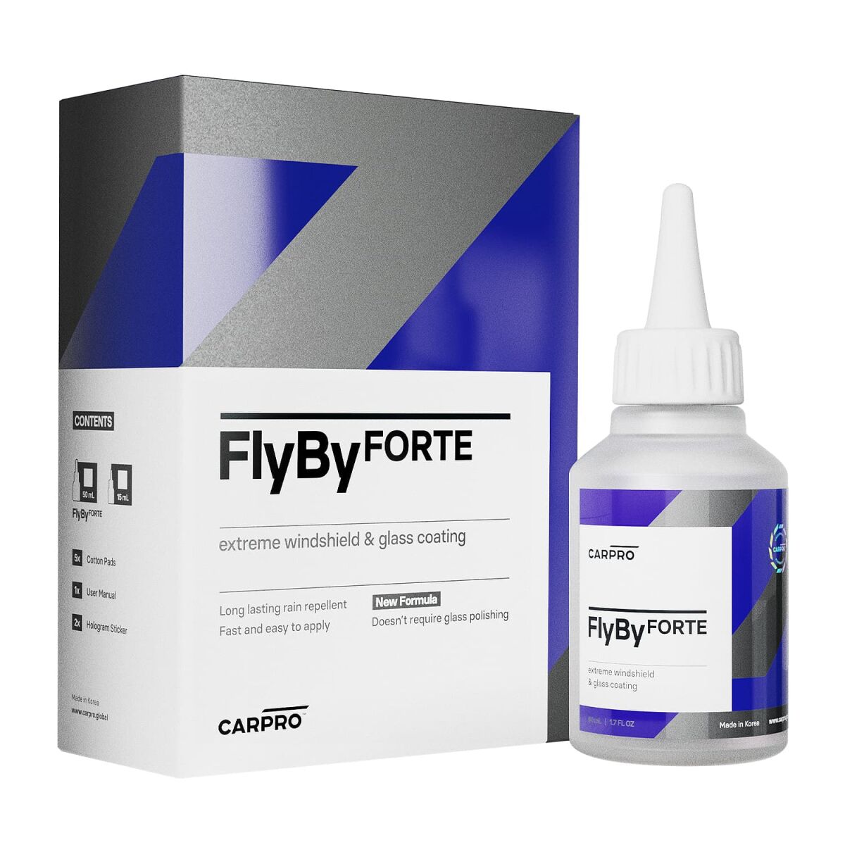 CarPro FlyBy FORTE Glasversiegelung Kit 50ml