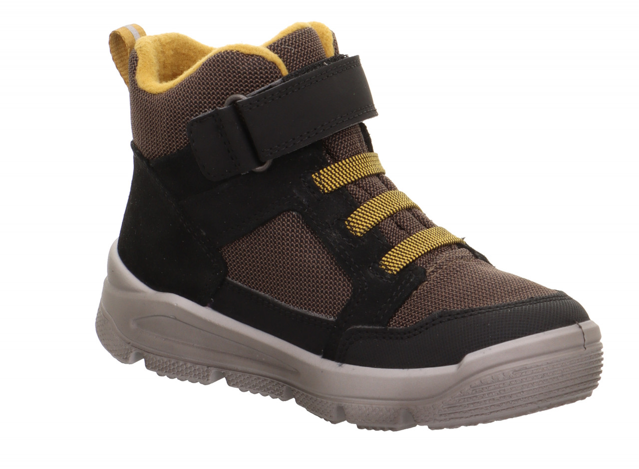 MARS - Schwarz/BraunBoots mit Klettverschluss