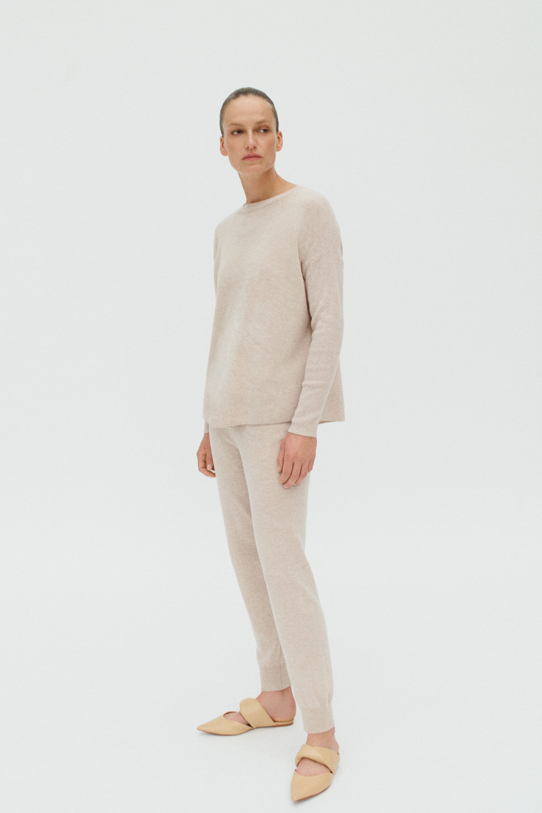 pull gabriela beige femme