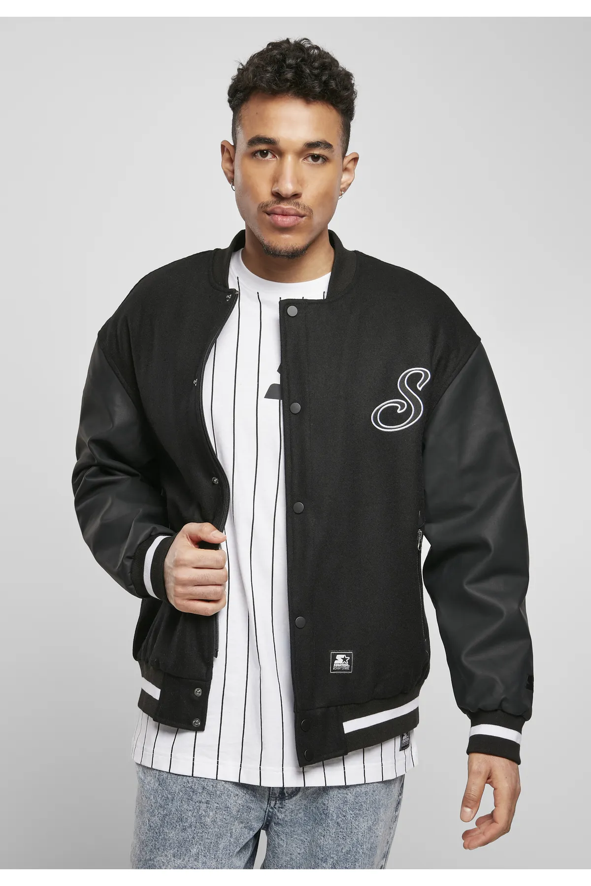 Starter  Jacke - Schwarz - Regular Fit