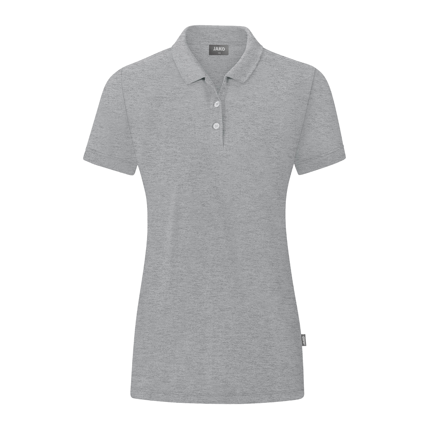JAKO Organic Polo Shirt Damen Grau F520