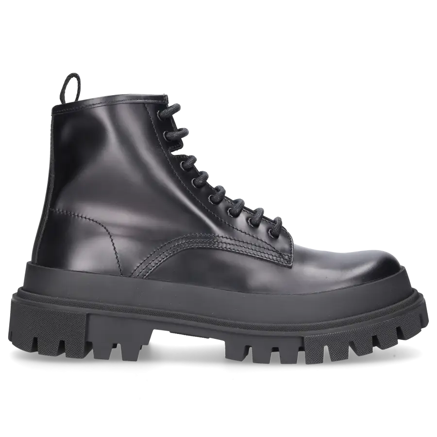 Dolce & Gabbana - Stiefeletten HI TREKKING Kalbsleder - schwarz