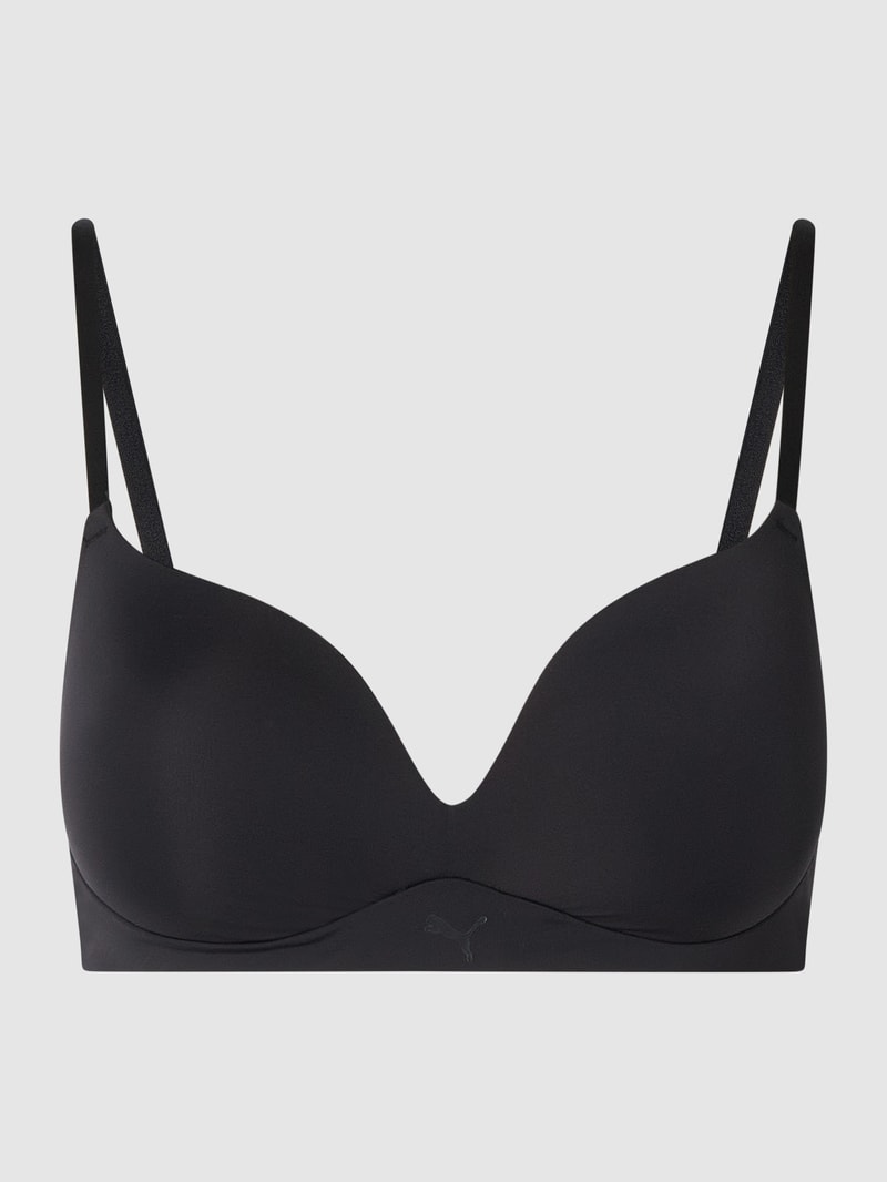 Soft-BH mit Stretch-Anteil - wattiert in schwarz