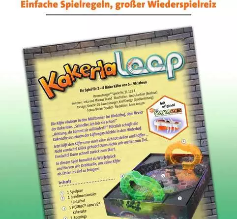 Kakerlaloop - Kinderspiel ab 5 Jahren