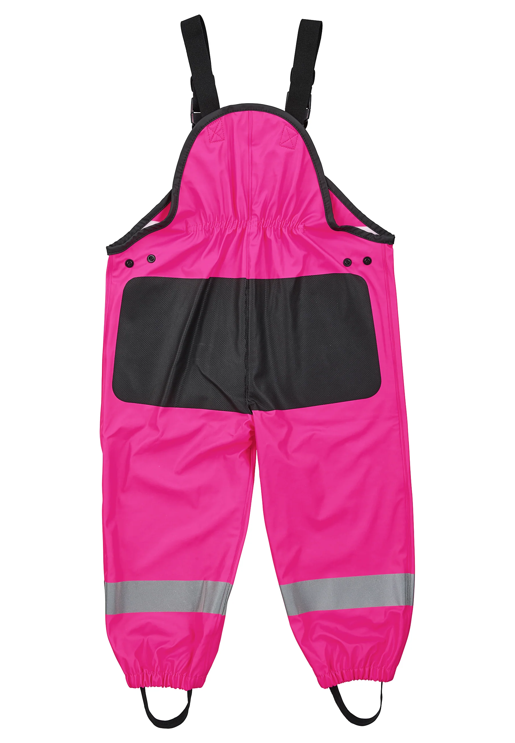 Funktions-Regenhose mit Trägern und Reflektoren