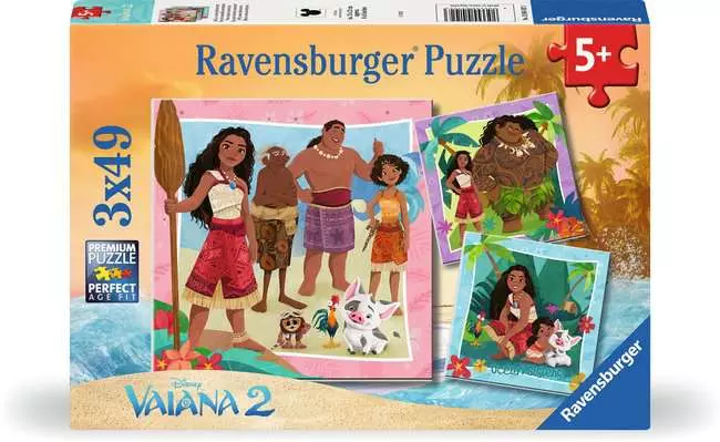 Kinderpuzzle ab 5 Jahren - Auf, zu neuen Abenteuern - 49 Teile