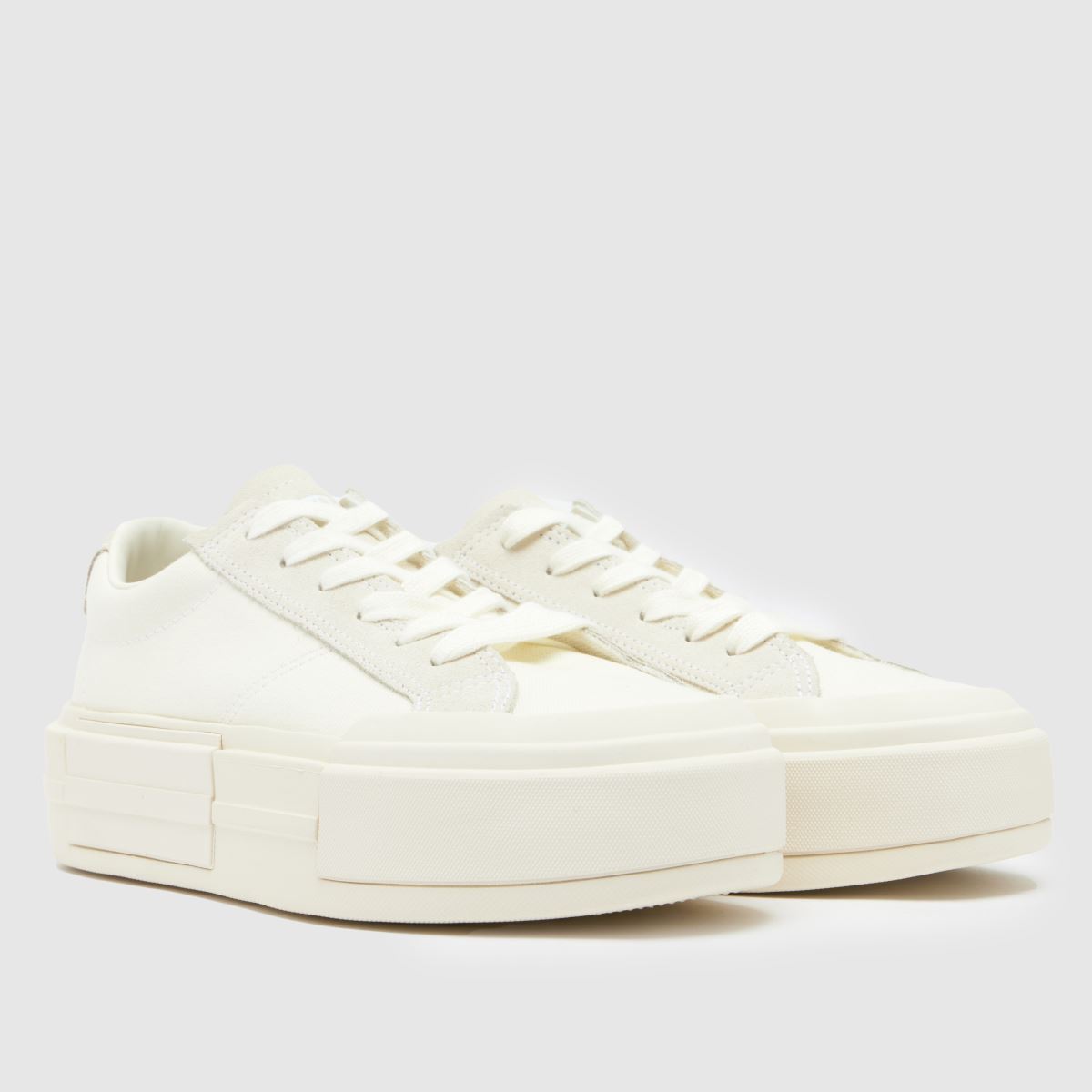 Converse – All Star Cruise – Vita sneakers med lädermotiv