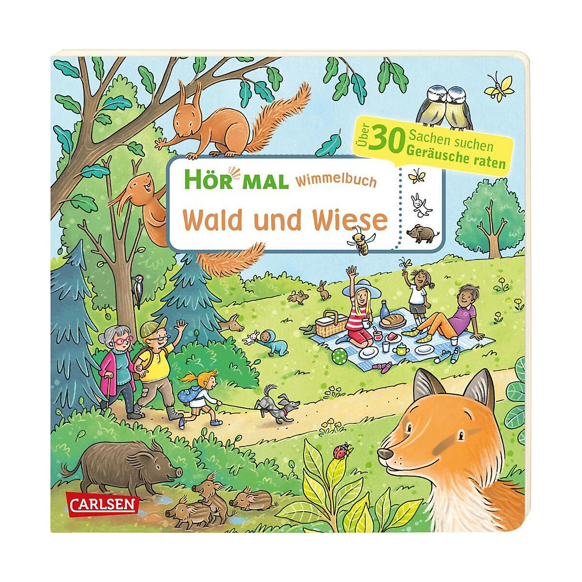 Hör mal (Soundbuch): Wimmelbuch: Wald und Wiese