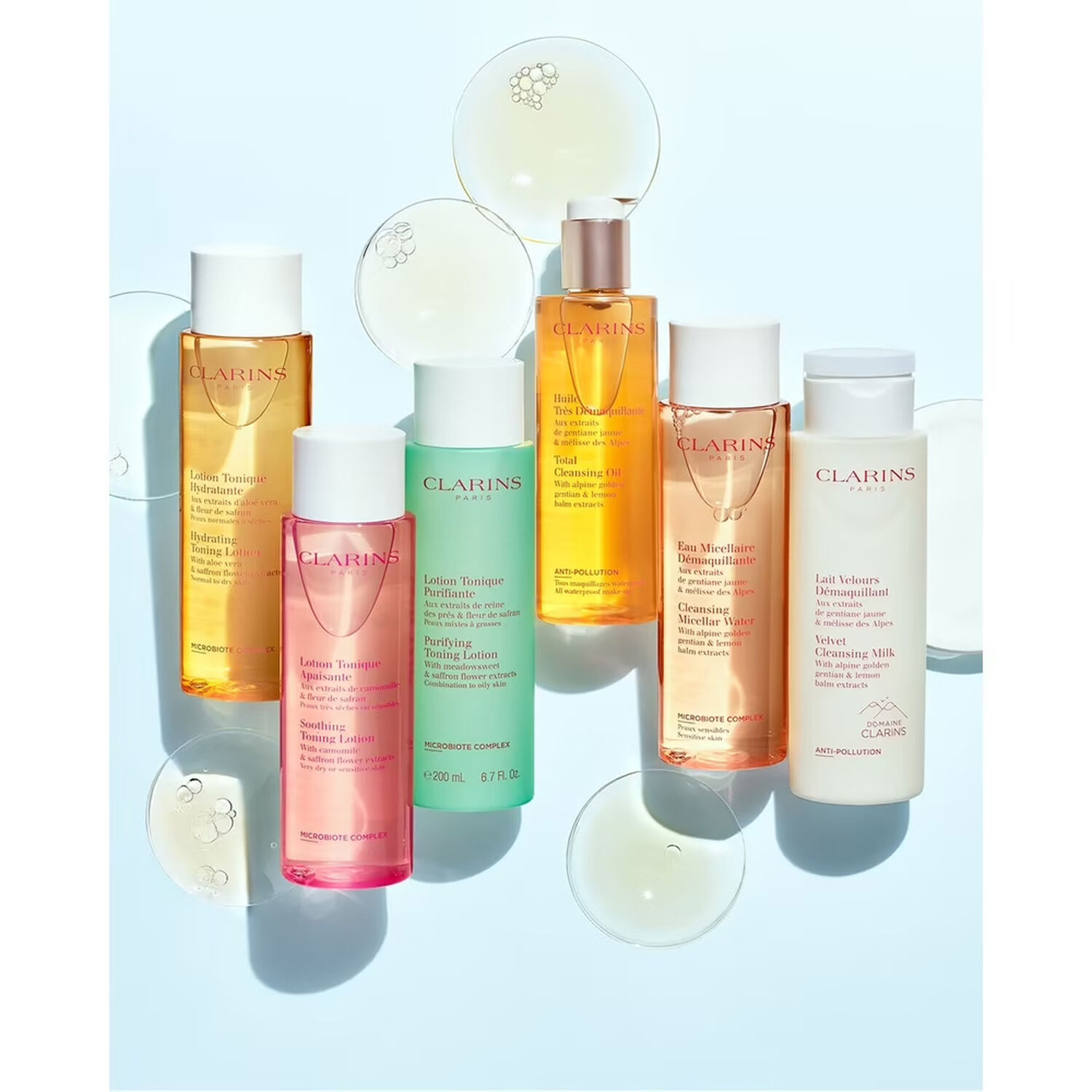 Clarins Lotion Tonique Hydratante Aux extraits d'aloé vera & fleur de safran
