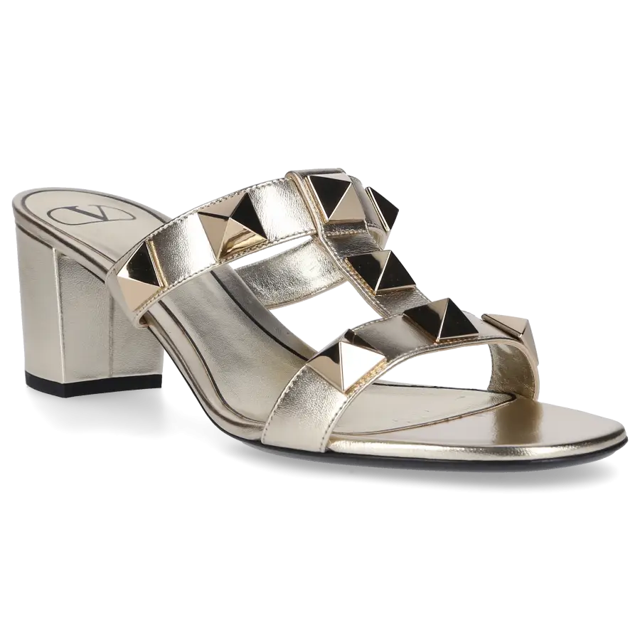 Valentino Garavani - Sandalen ROMAN STUD Kalbsleder - gold