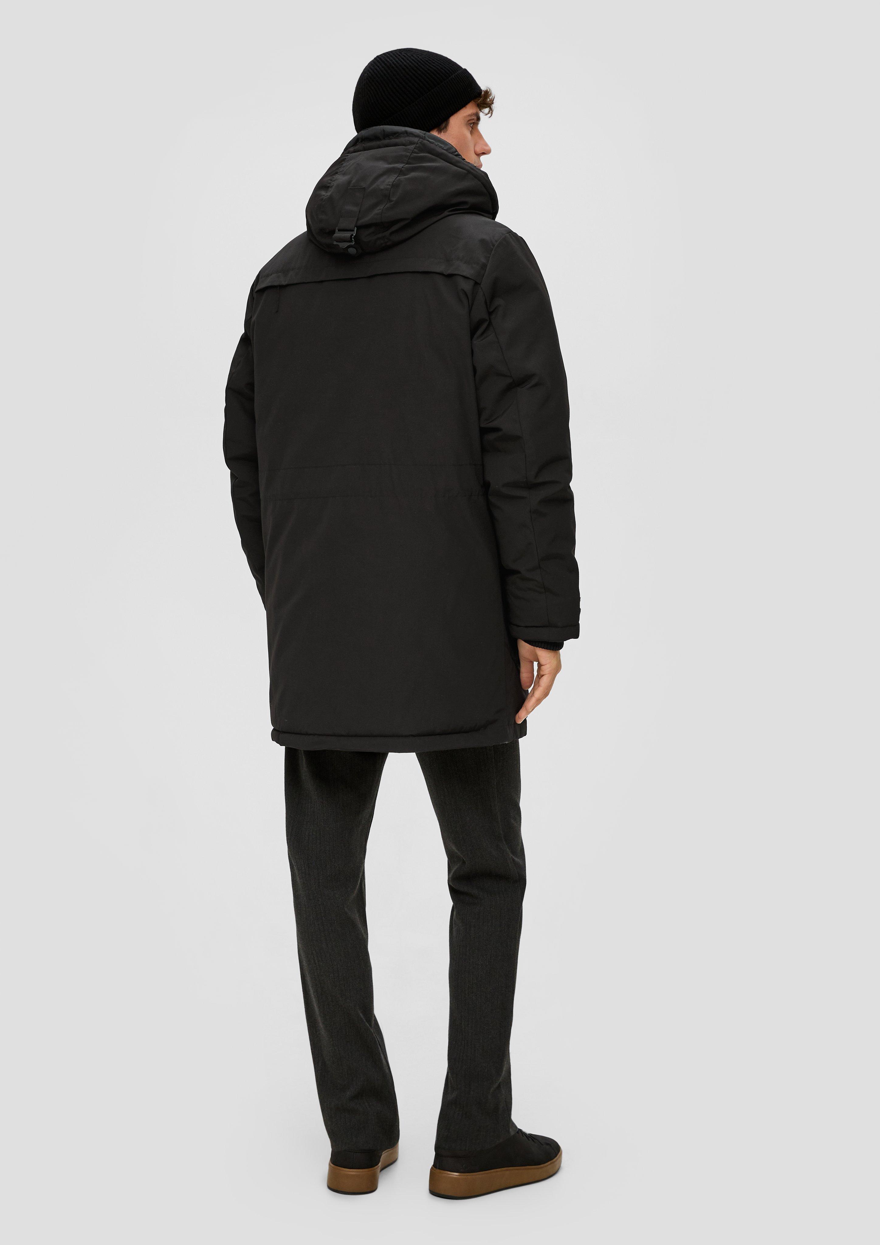 Jacke mit fixierter Kapuze  2132326-9999