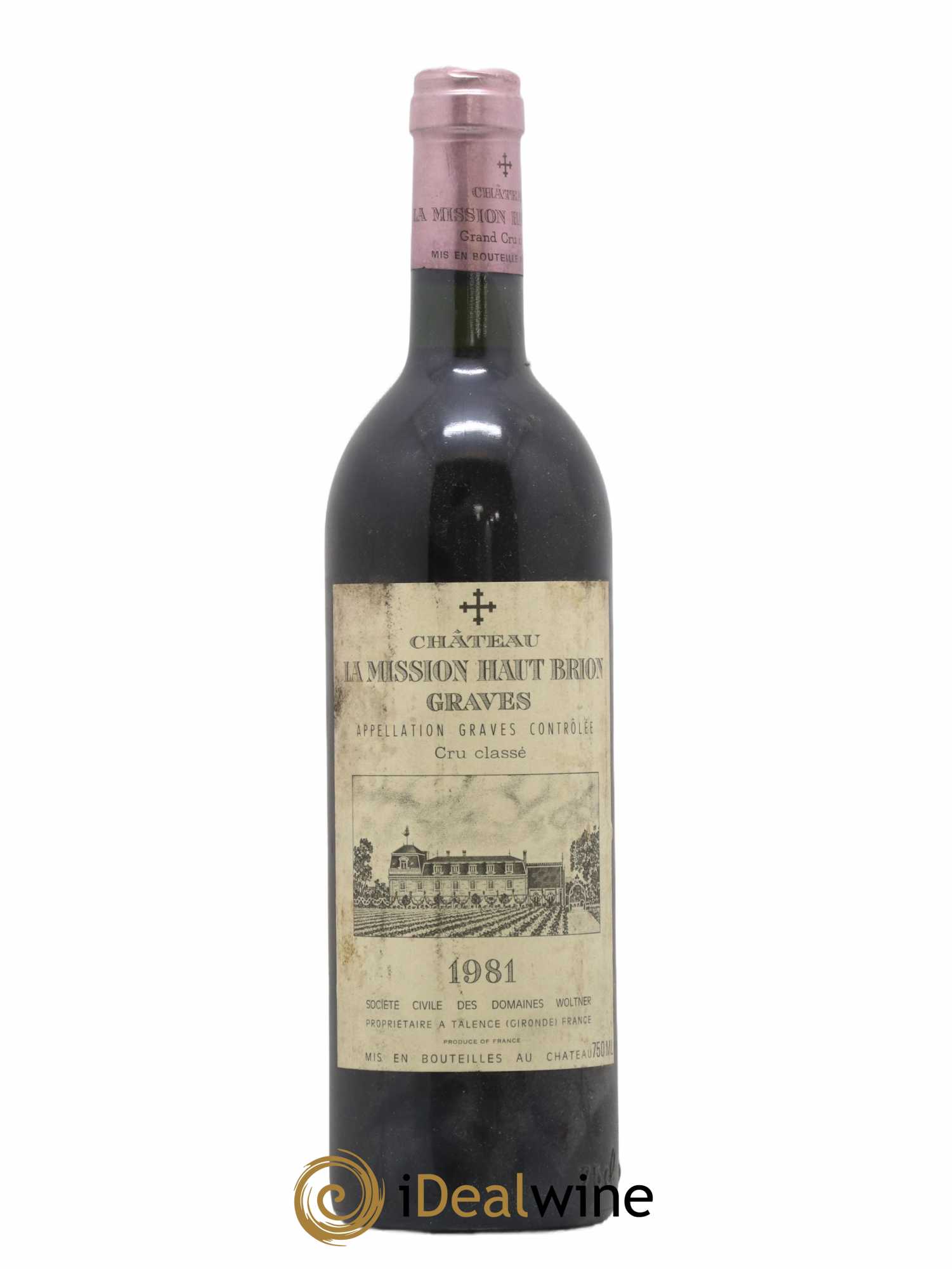 Château La Mission Haut-Brion Cru Classé de Graves  1981 - Lot de 1 Bouteille