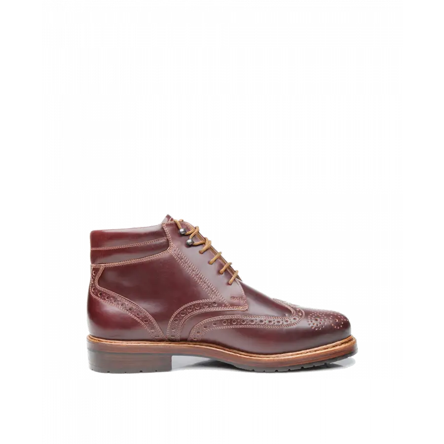 Heinrich Dinkelacker - Stiefeletten BUDA FULL-BROGUE C Cordovan - rot