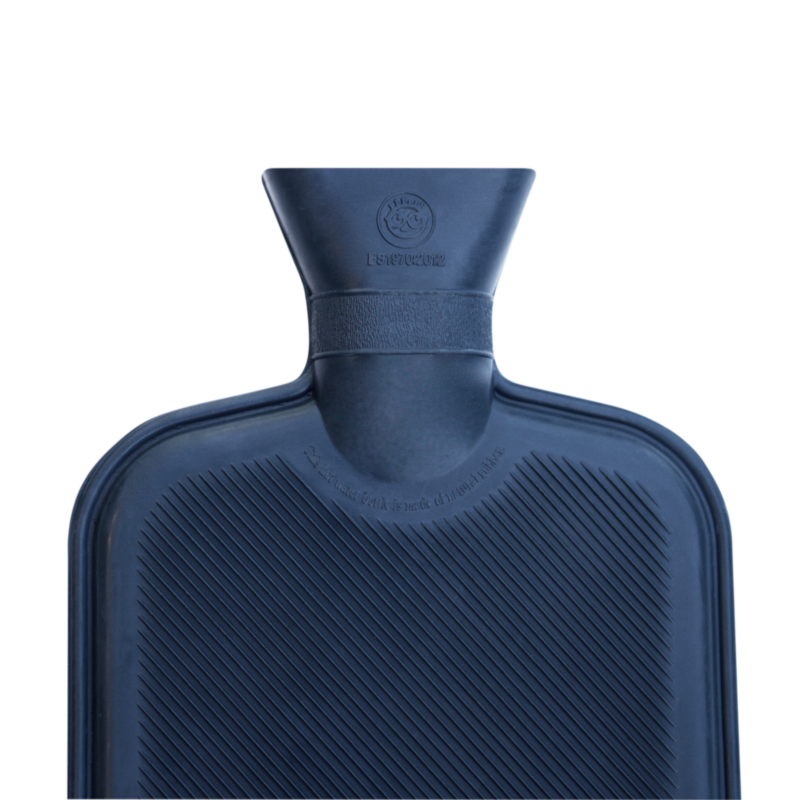 Snugbud Classic orange/blauer Rucksack mit Wärmflasche