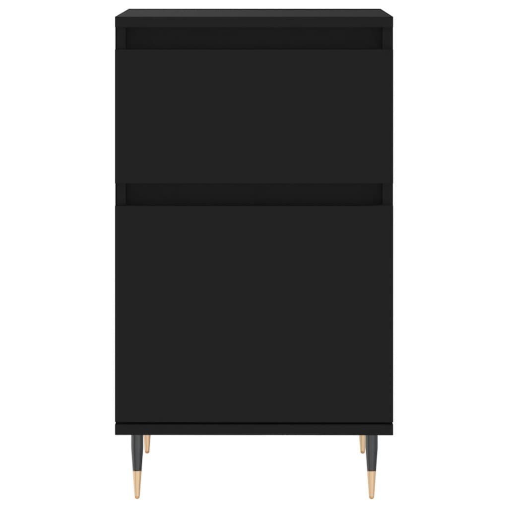 vidaXL Anrichte Sideboards 2 Stk Schwarz 40x35x70 cm Holzwerkstoff Kommode
